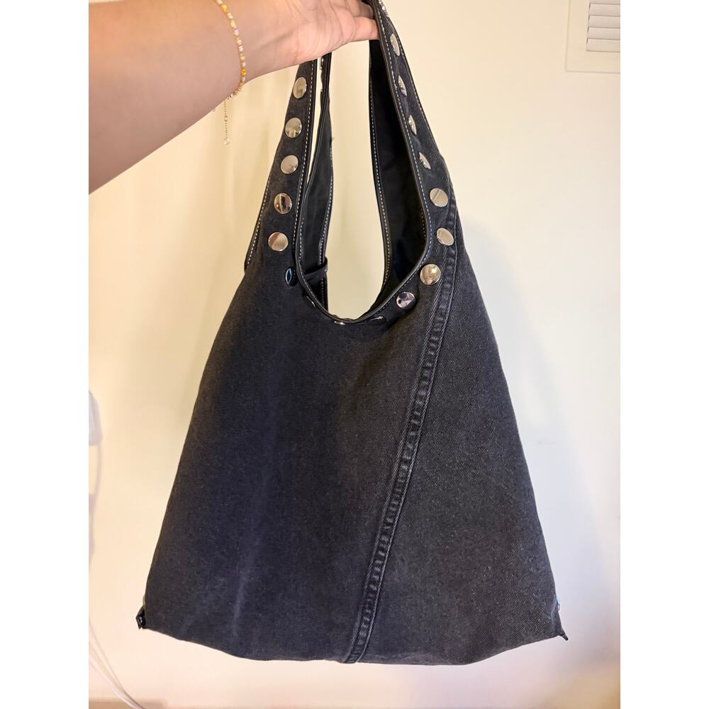 3.1 Phillip Lim Denim Market Tote with Studs - Picture 5 of 8